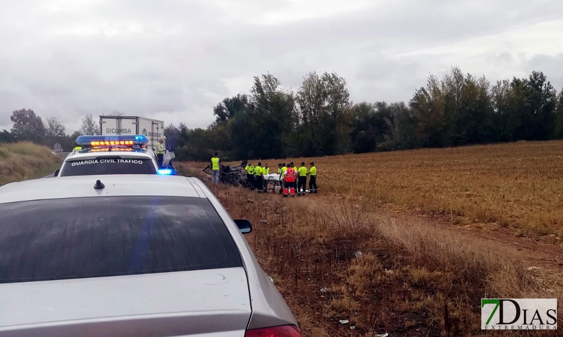 Imágenes del trágico accidente de la EX - 209