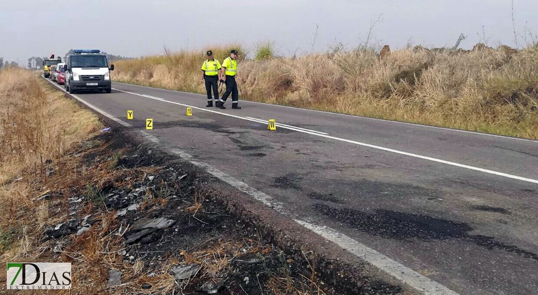 Imágenes del trágico accidente de la EX - 209