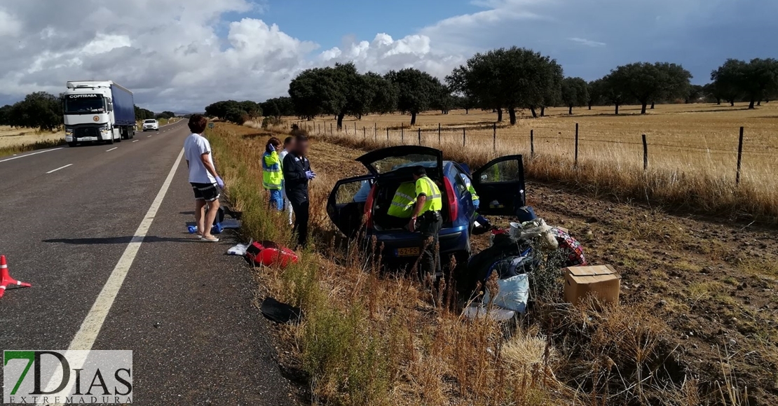 Nuevo accidente grave en la carretera Badajoz – Cáceres