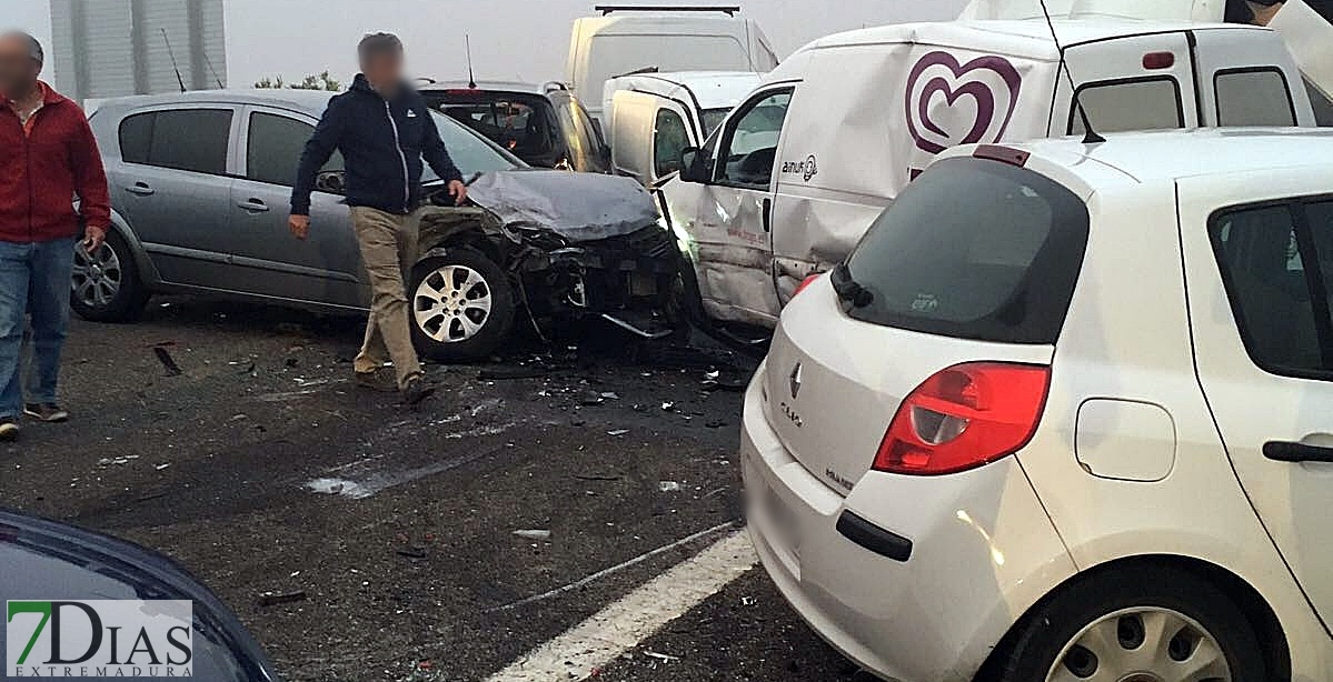 Al menos un fallecido en un accidente múltiple en la provincia de Cáceres