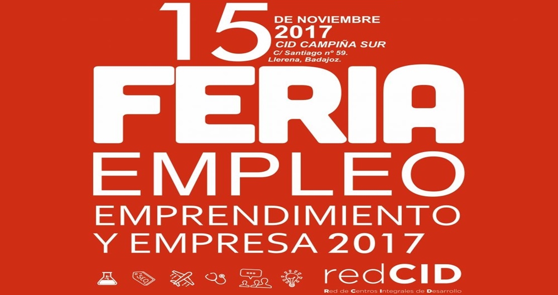 Llerena acogerá la Feria del Empleo, Emprendimiento y Empresa