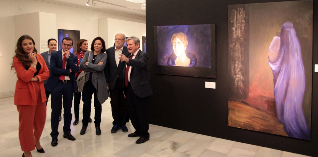 La obra de Sofía Gandarias se exhibe en la Sala “Vaquero Poblador” de la Diputación