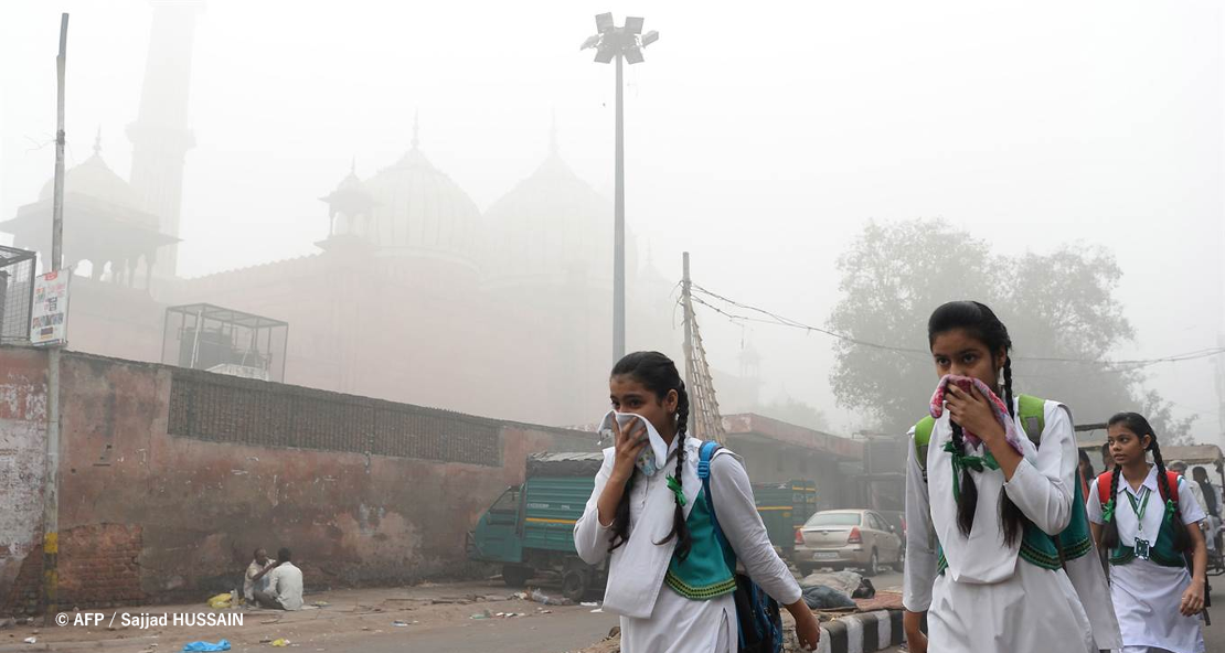 Alerta sanitaria en Nueva Delhi por contaminación que supera 30 veces lo permitido