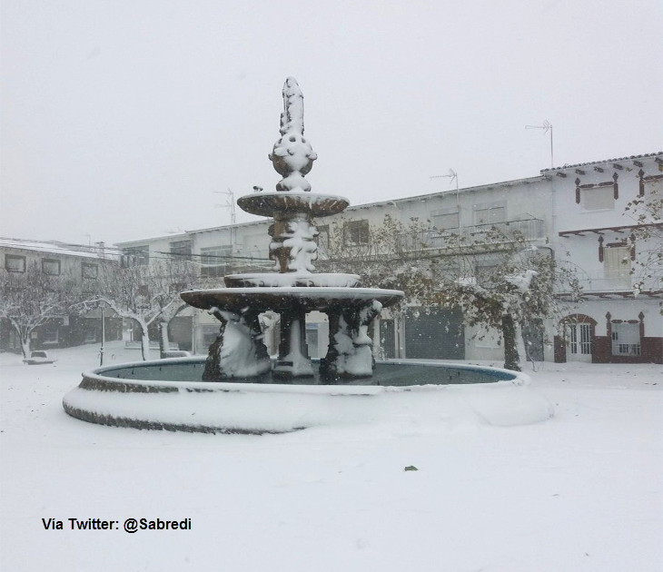 Se cumple un año de la impresionante nevada en Piornal