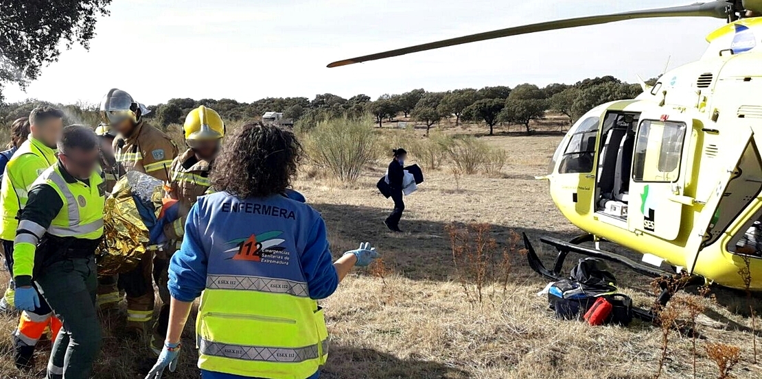 El herido crítico salva ambas piernas. “Estable dentro de la gravedad”