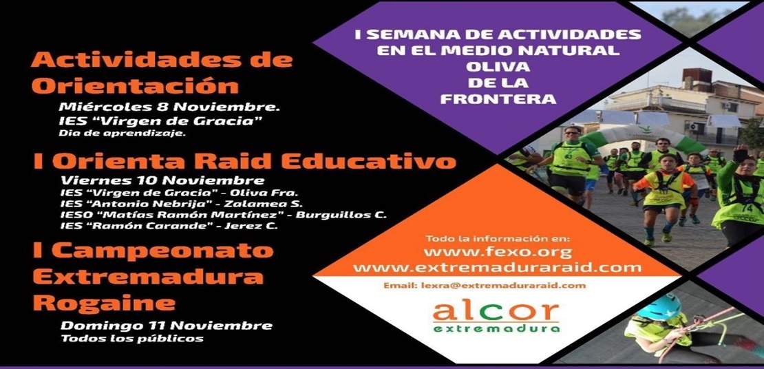 Oliva de la Frontera acoge la I Semana de Actividades en el Medio Natural