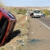 Brutal colisión en la Carretera de Olivenza