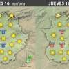 Previsión meteorológica en Extremadura. Días 16, 17 y 18 de noviembre