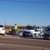 Colisión múltiple en la carretera de Olivenza