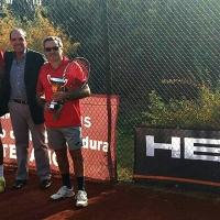 Ignacio de Llera, campeón de Extremadura de tenis de más de 55 años
