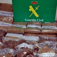 Intervenidos 20 kilos de tabaco destinados a la venta clandestina