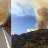 Incendio grave en Las Villuercas