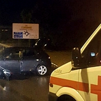 La intensa lluvia posible causa de un accidente en Badajoz