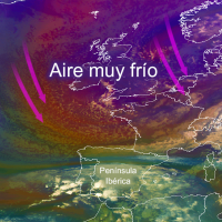 AEMET publica nota informativa sobre frío y nevadas los próximos días en España