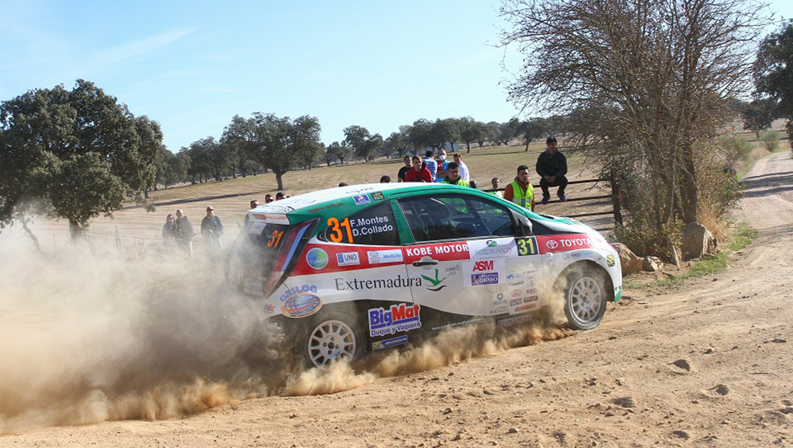 Gran actuación de los extremeños en el Rallye Ciudad de Pozoblanco