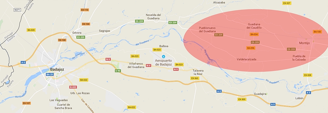 Declaran de urgencia la ocupación de terrenos para mejorar la carretera EX-209