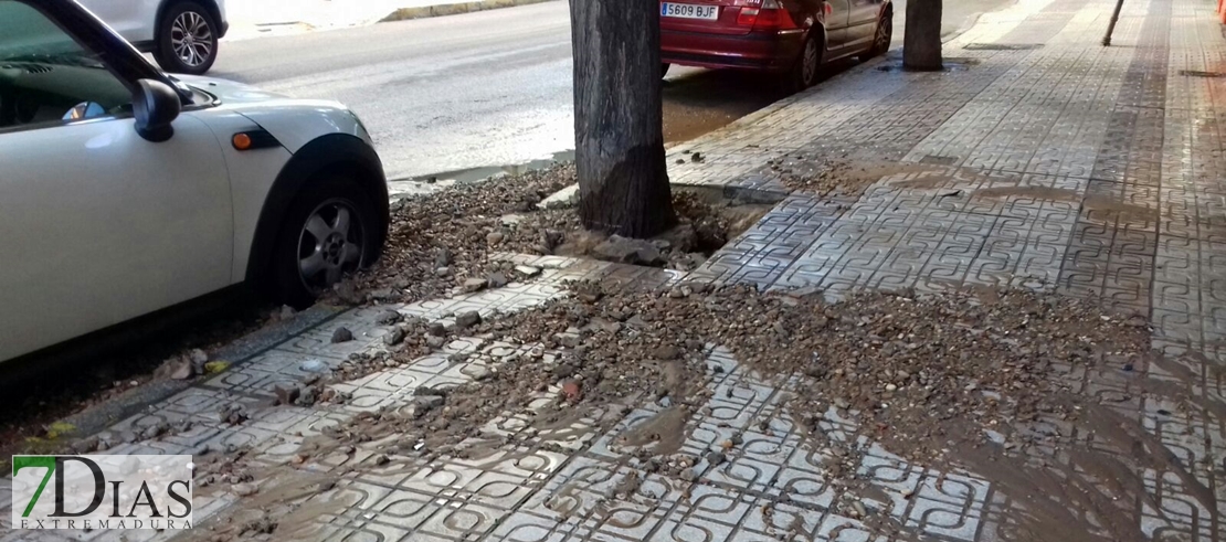Nuevo reventón de tuberías, esta vez en San Fernando