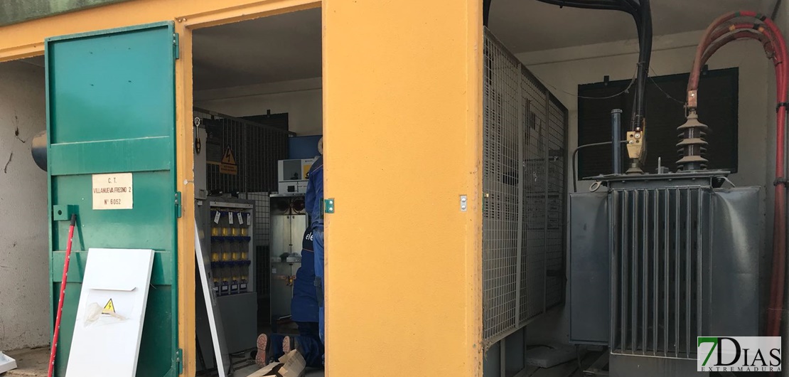 Una avería en un transformador deja sin luz a gran parte de Villanueva del Fresno