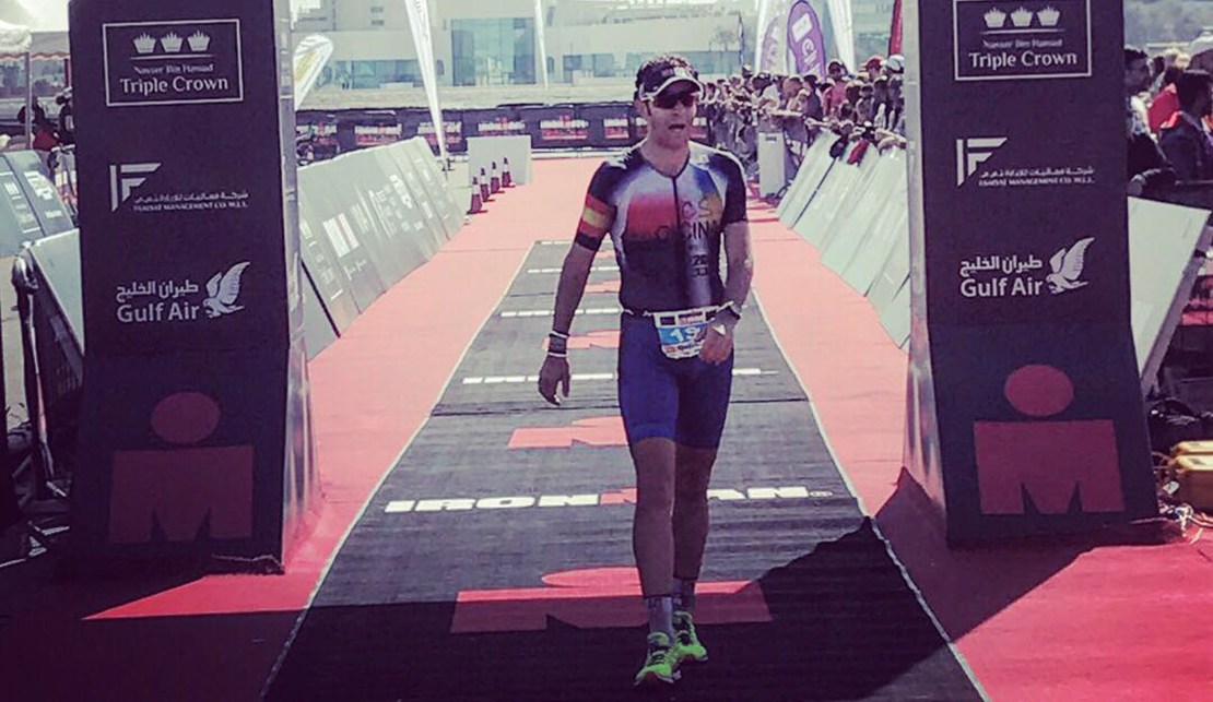 Guillermo Olcina se sube al podio en el Ironman 70.3 de Bahrain