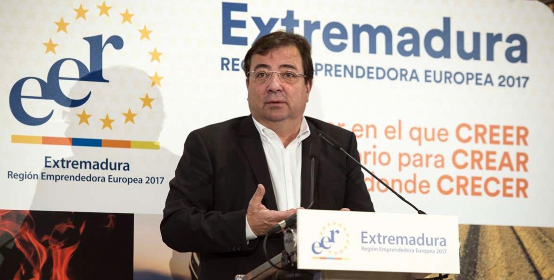 Vara destaca las condiciones adecuadas para emprender en Extremadura