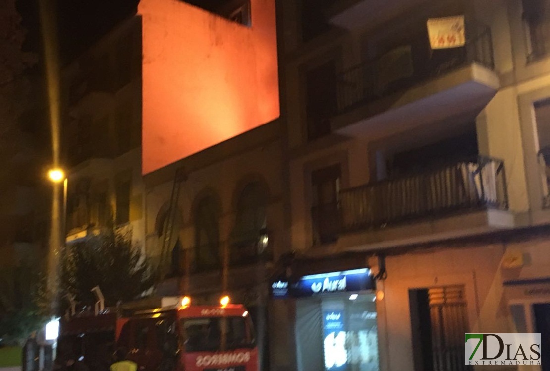 Incendio en una vivienda del centro de Mérida