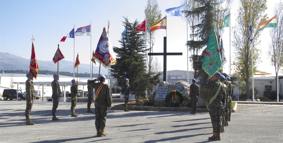 Militares extremeños celebran las fiestas de sus patronas en Líbano