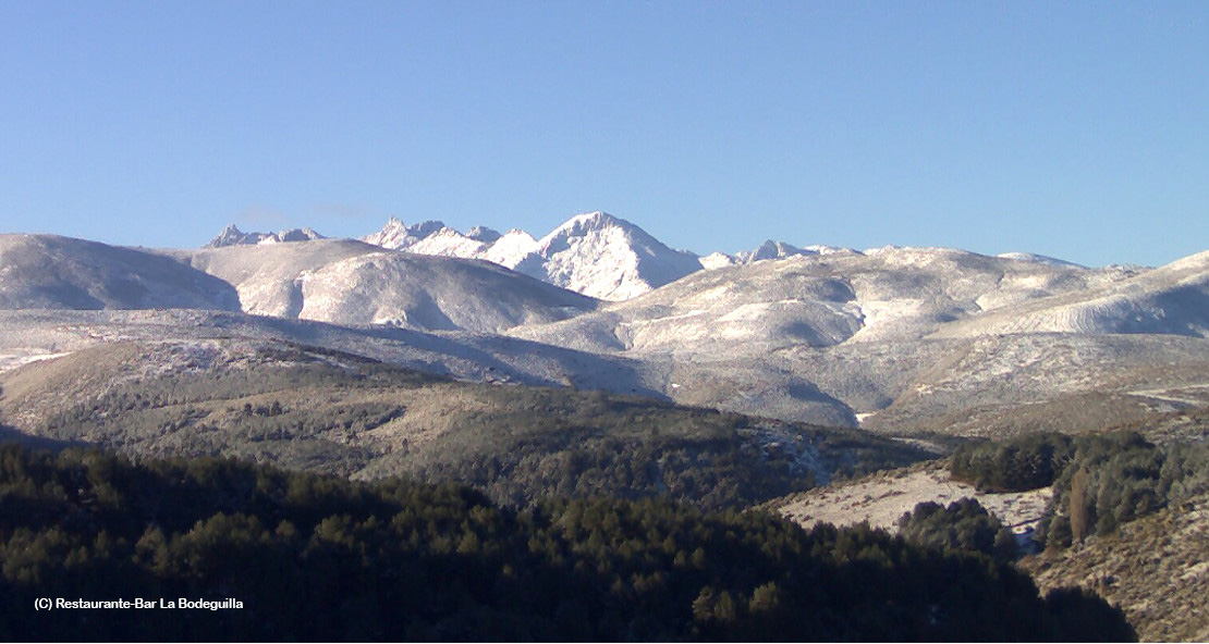 Primera nevada generalizada del otoño en La Covatilla y el Sistema Central