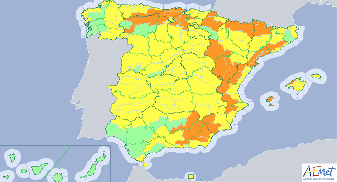 Llega BRUNO, pero en Extremadura apenas dejará algunas lluvias poco importantes