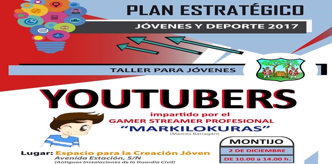 Un taller de YouTubers este sábado en Montijo