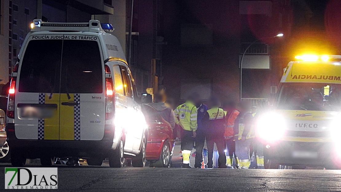 Nuevo accidente de tráfico en Badajoz