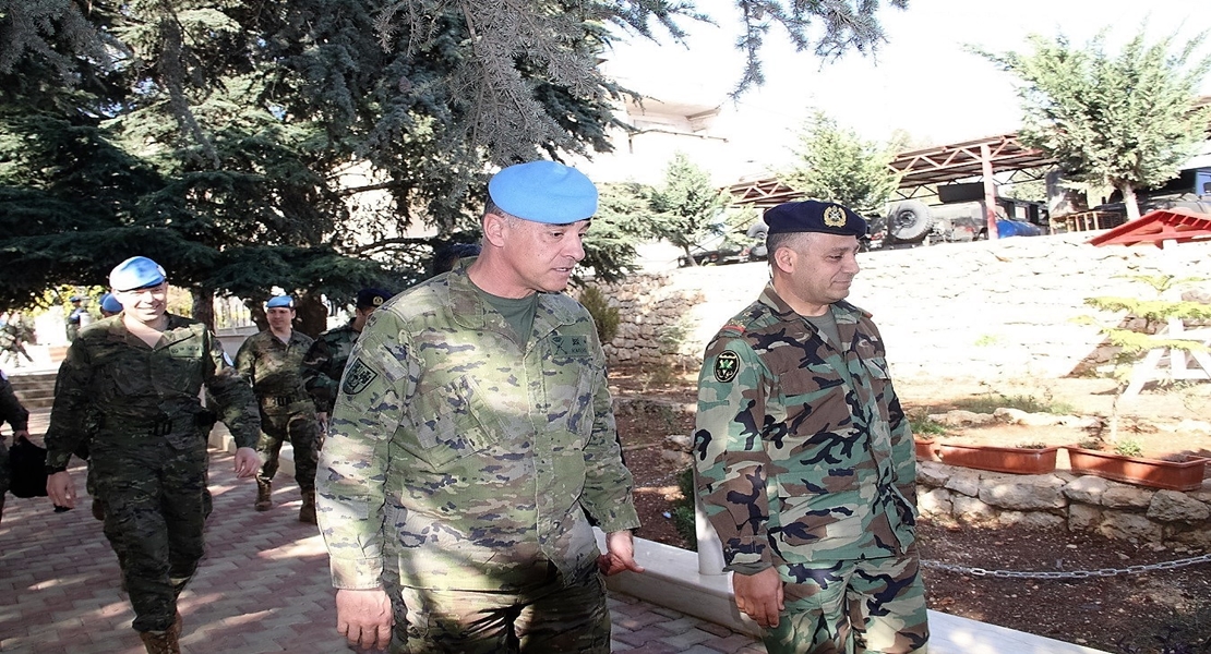 Jefes de la brigada ‘Extremadura’ visitan la 7ª brigada libanesa