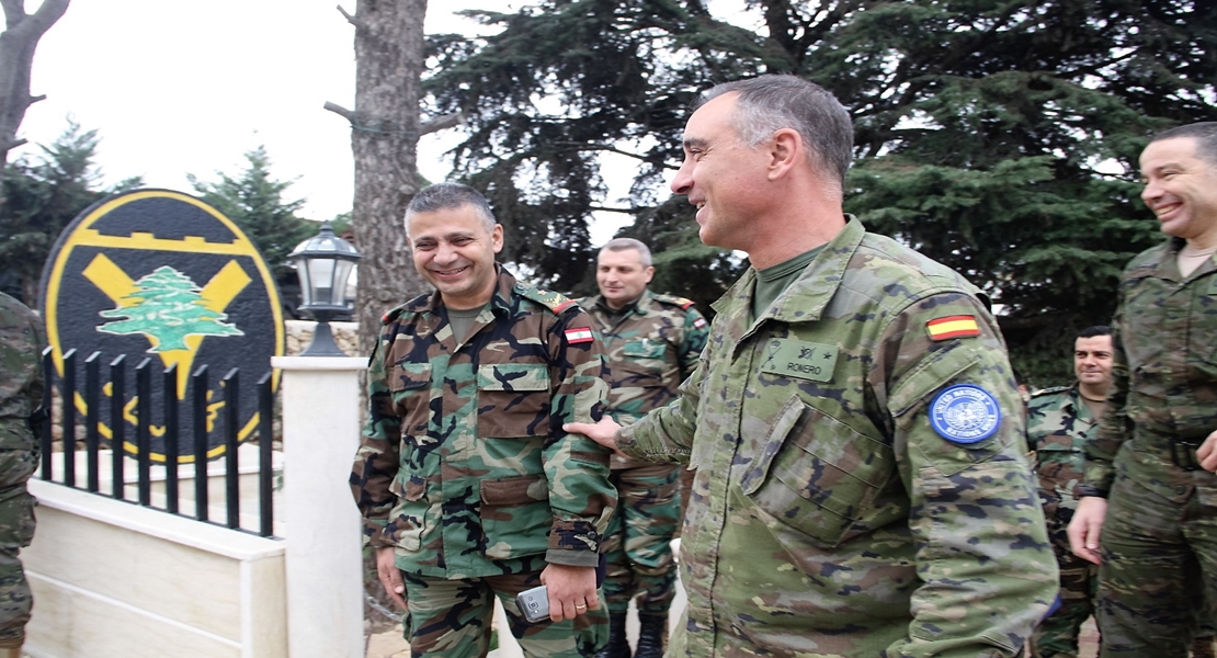 Jefes de la brigada ‘Extremadura’ visitan la 7ª brigada libanesa