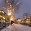Ámsterdam se cubre de blanco tras las nevadas de estos días en Europa
