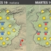 Previsión meteorológica en Extremadura. Días 19, 20 y 21 de diciembre