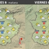 Previsión meteorológica en Extremadura. Días 8, 9 y 10 de diciembre
