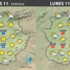 Previsión meteorológica en Extremadura. Días 11, 12 y 13 de diciembre