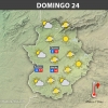 Previsión meteorológica en Extremadura. Días 23, 24 y 25 de diciembre