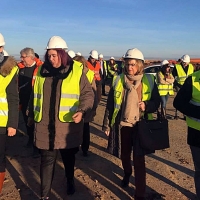 La UE elogia el buen rítmo de las obras de la Plataforma Logística