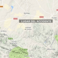 Tres heridos en una colisión múltiple en Azuaga