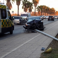 El herido en Circunvalación se encuentra grave