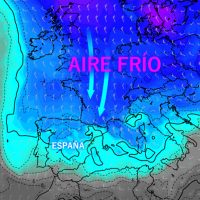 Pequeña entrada de aire polar este fin de semana