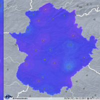 Extremadura amanece con temperaturas de hasta cinco grados bajo cero