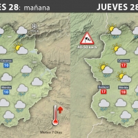 Previsión meteorológica en Extremadura. Días 28, 29 y 30 de diciembre