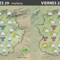 Previsión meteorológica en Extremadura. Días 29, 30 y 31 de diciembre