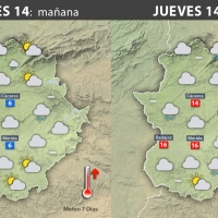 Previsión meteorológica en Extremadura. Días 14, 15 y 16 de diciembre