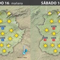 Previsión meteorológica en Extremadura. Días 16, 17 y 18 de diciembre