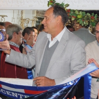 Eusebio, presidente de honor de la Peña Atlética Saymu Arenas