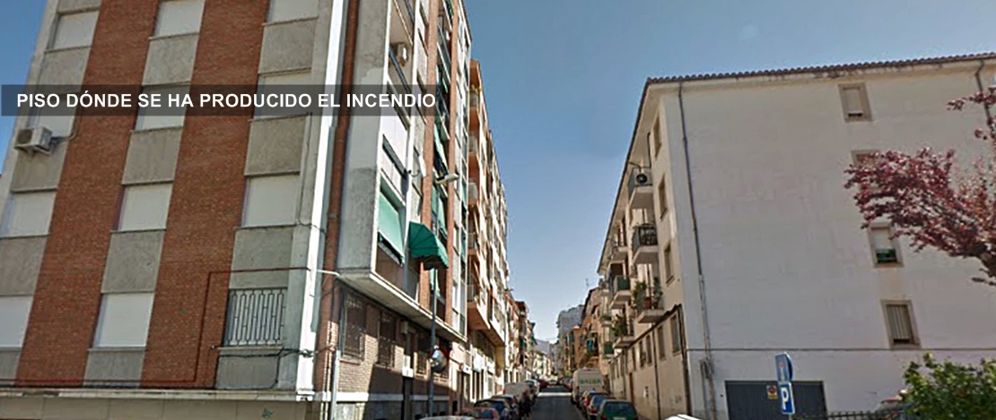 Herido un anciano al incendiarse su casa en Plasencia