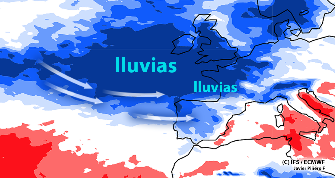 Se mantiene la previsión de posibles lluvias durante estas navidades