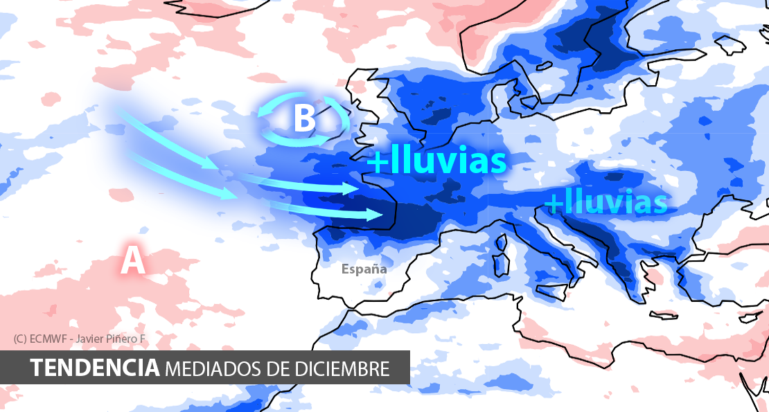 ¿Qué indican las previsiones para este mes de diciembre?